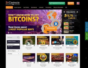 bitcasino.io homepage